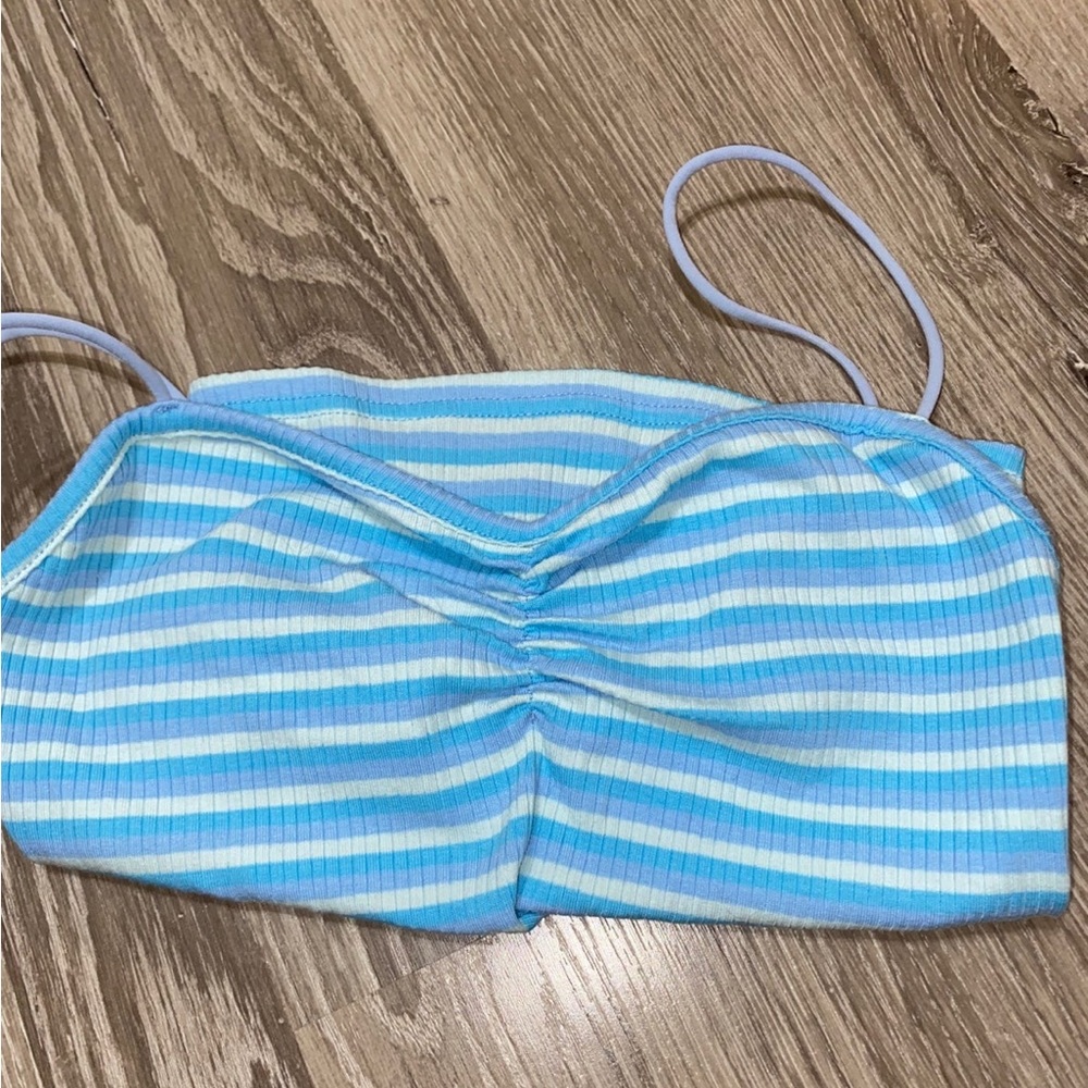 NWT Blue Striped Tank Top from Pacsun Size Small (S) - Picture 4 of 5
